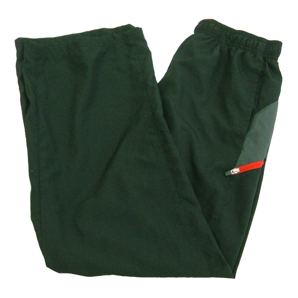 Champion Track Pants Boys Large 12-14 Black Athletic Sweatpants 3 Pockets